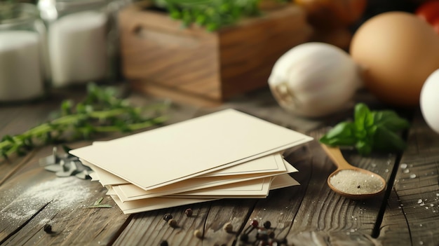 stack of recipe cards